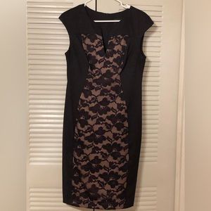 Connected Apparel Black Cocktail Dress Size 10